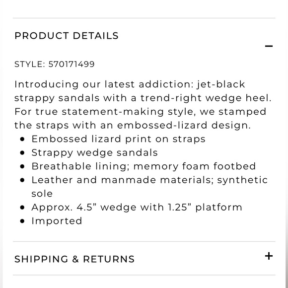 White House Black Market Wedge Sandals - Picture 5 of 5